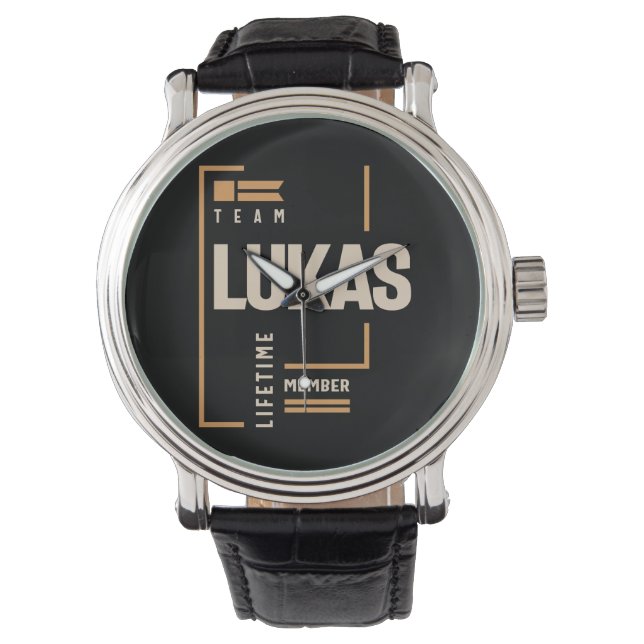 Montre Lukas Nom personnalisé - Lukas amusant (devant)