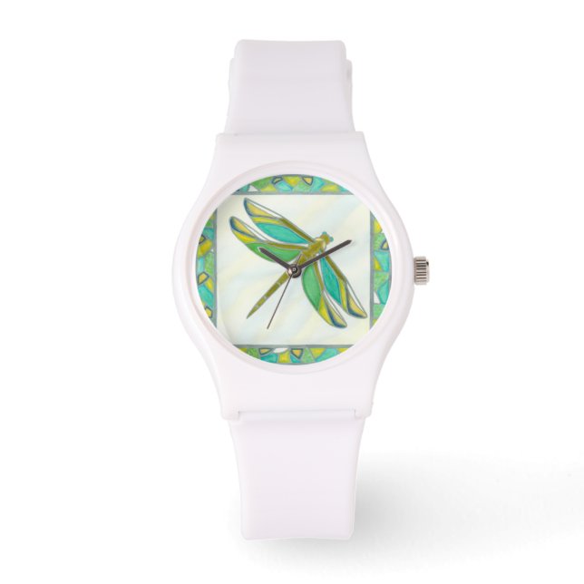 Montre Lumineuse libellule Pastel par Vanna Lam (Recto)
