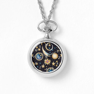 Montre Lune Et Étoiles Céleste