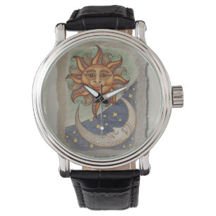Montre Lune et étoiles de Sun
