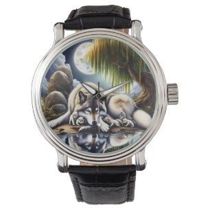 Montre Lune Sérénité Un Loup Slumpteur