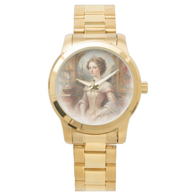 Montre Luxe, Classique, Belle princesse, Style européen (devant)