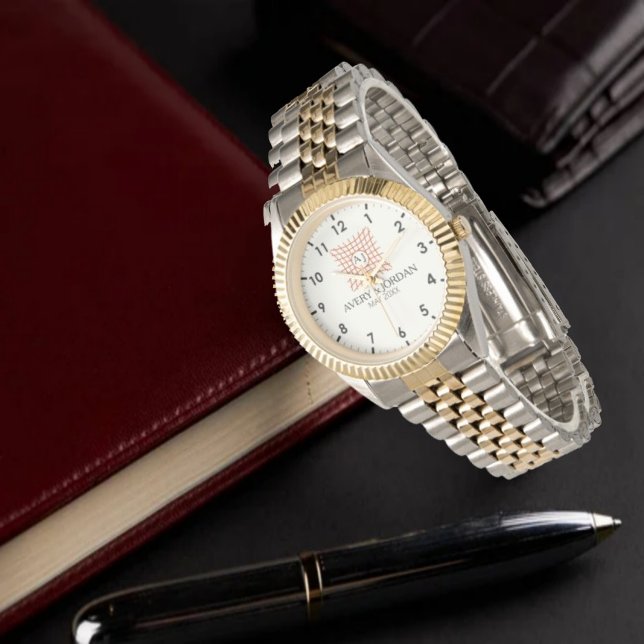 Montre Luxury Elegant Monogram with Initials (Créateur téléchargé)