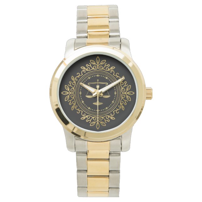 Montre Luxury Golden Scales of Justice | Best Venin (devant)