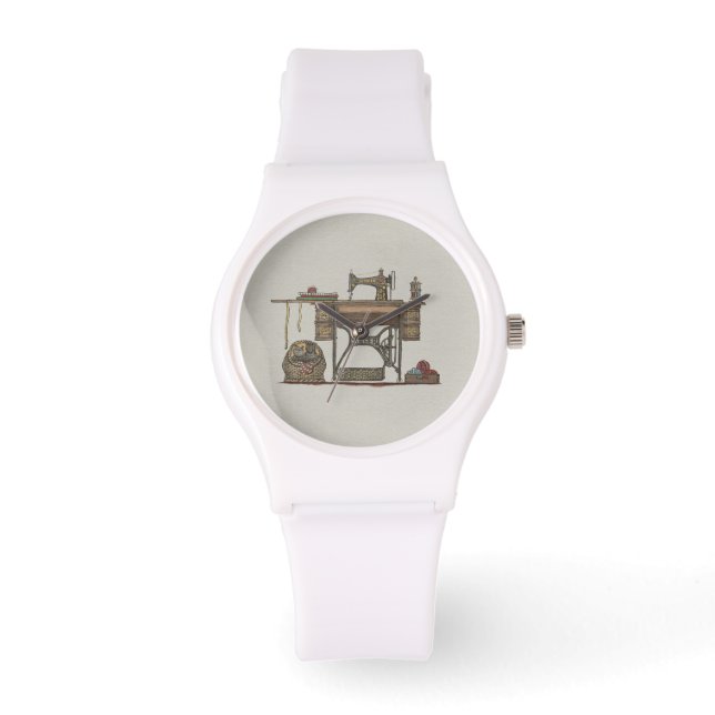 Montre Machine à coudre et chatons (Recto)