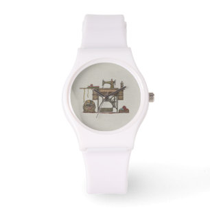 Montre Machine à coudre et chatons de pédale