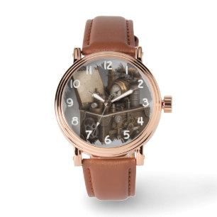 Montre Machine à temps Steampunk - Vintage coffre au trés