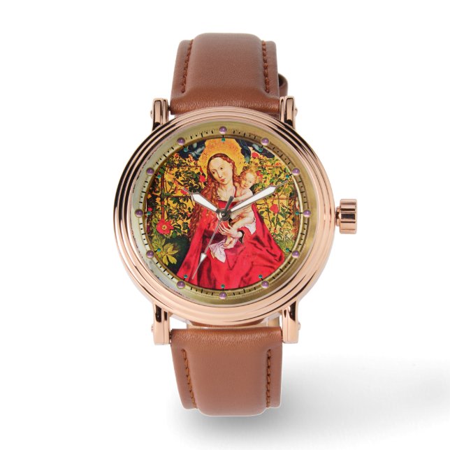 MONTRE MADONNA DU ROSE BOWER, PINK AMÉTHYST GEMS (Recto)