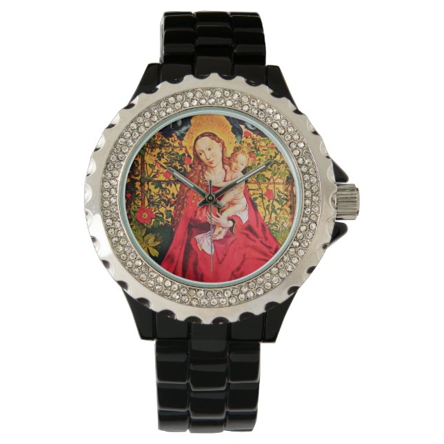 MONTRE MADONNA DU ROSE BOWER, PINK AMÉTHYST GEMS (devant)