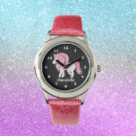 Montre Magical Unicorn ajouter nom filles regarder<br><div class="desc">conception par www.etsy.com/Shop/MUJKA</div>