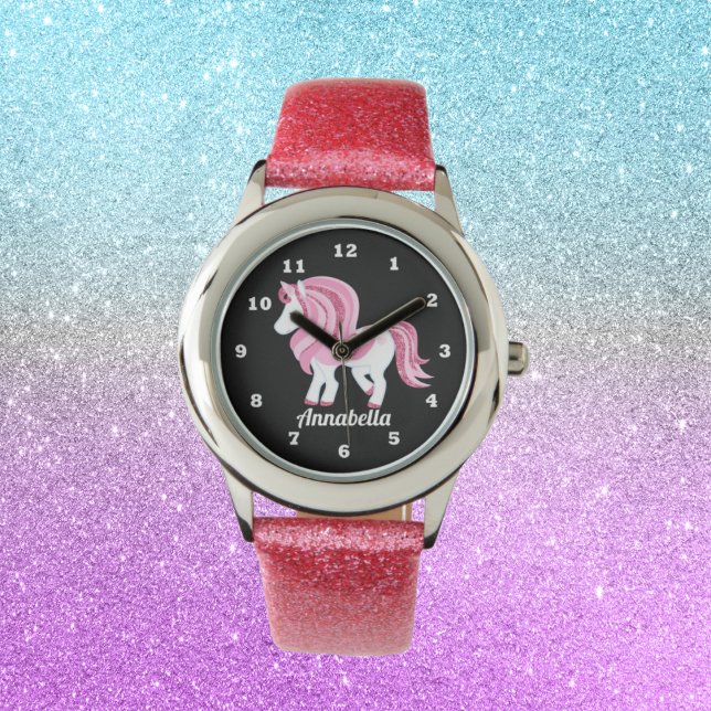 Montre Magical Unicorn ajouter nom filles regarder (Créateur téléchargé)
