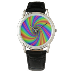 Montre magnifique d'arc-en-ciel
