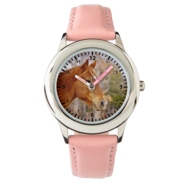 Montre Magnifique Horse Watch pour enfants (devant)