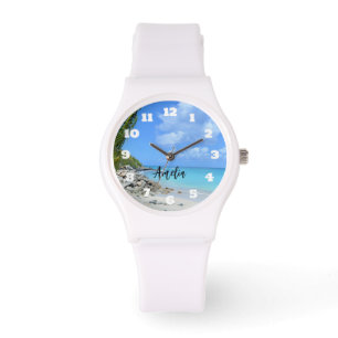 Montre Magnifique plage tropicale turquoise