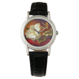 Montre Magnolia sur Red Velvet Martin Johnson Heade