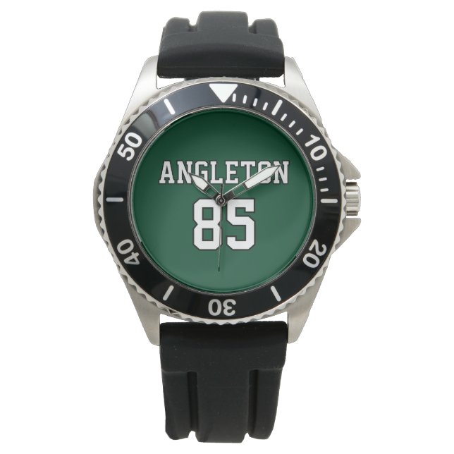 Montre Maillot de Sport Personnalisé avec Nom et Numéro (devant)