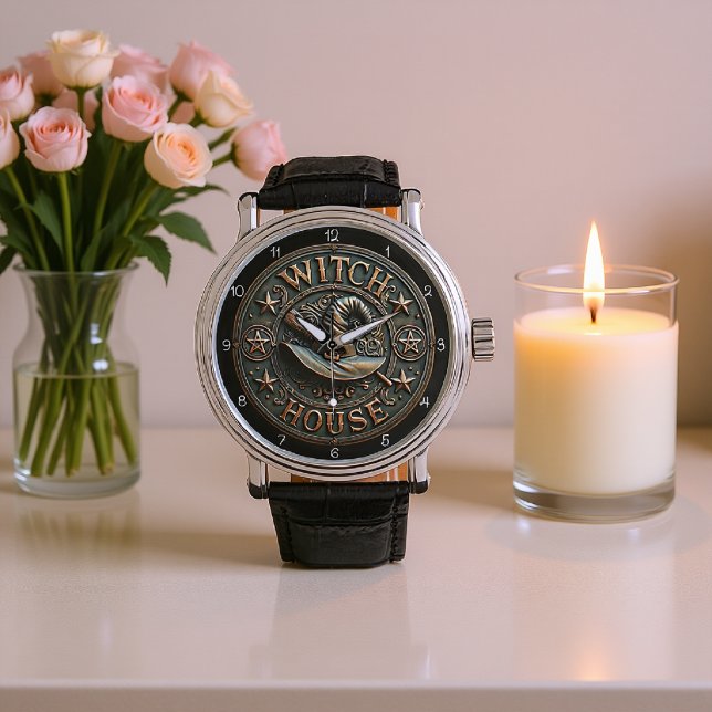 Montre Maison de sorcières Halloween Éffrayant (Créateur téléchargé)