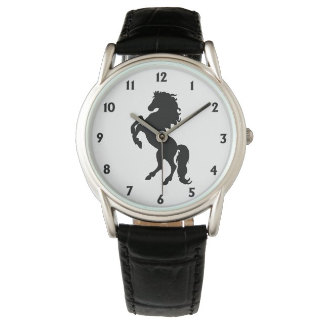 Montre Majestic Black Stallion / Cheval (devant)