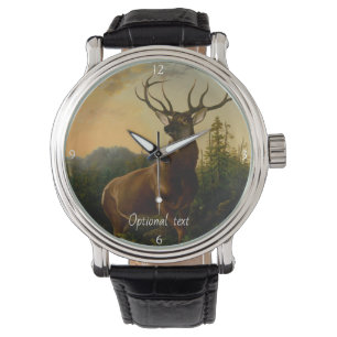 Montre Majestic Buck en montagne  