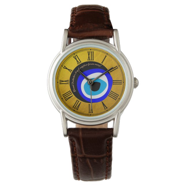 Montre Malin Oeil Talisman & Arabe Amulet /Grec Béni (devant)