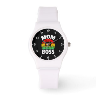 Montre Maman Boss - Fête des Mères Horloge ronde