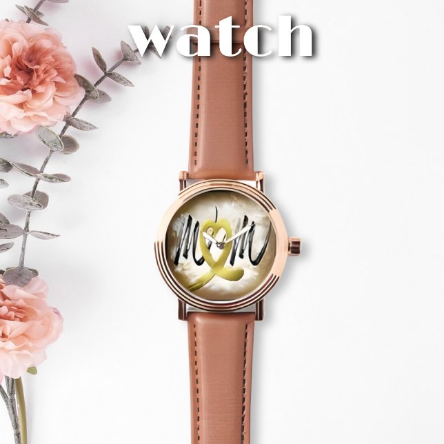 Montre Maman Coeur d'or (Créateur téléchargé)