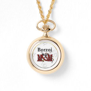 Montre MAMAN de chien de barzoï