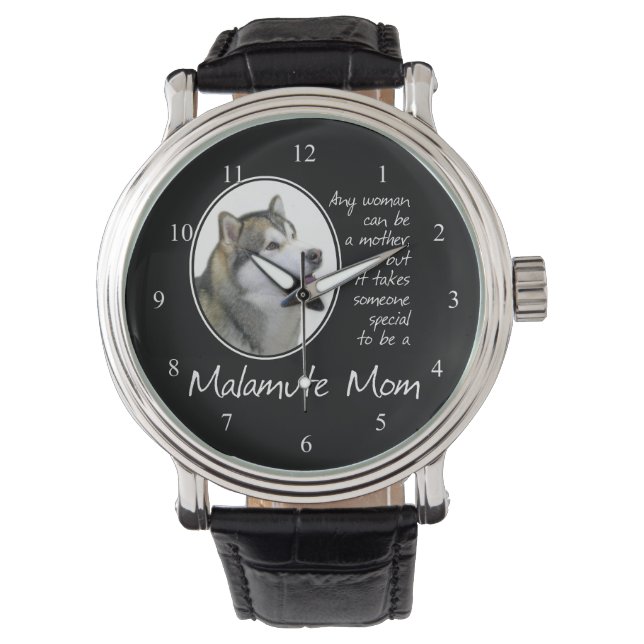Montre maman Malamute (devant)