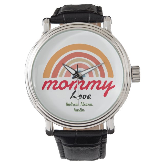 Montre maman maman maman maman nom enfant personnalisatio (devant)