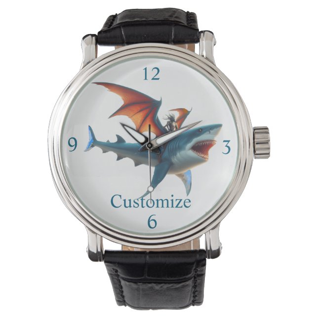 Montre Man-Bat équitation Scary Shark Thunder_Cove (devant)