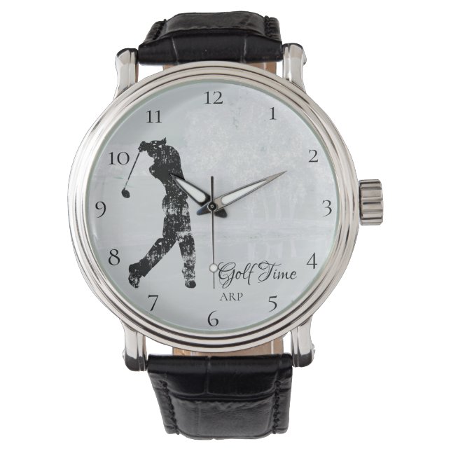 Montre *~* Man Golf Course Tree Pond Golfer (devant)