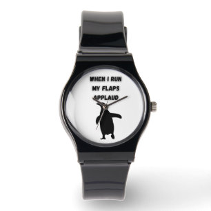 Montre manchot applaudit de manière inappropriée et embar