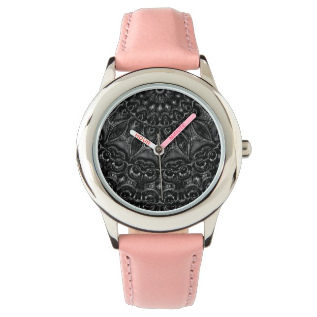 Montre Mandala Charbon (devant)