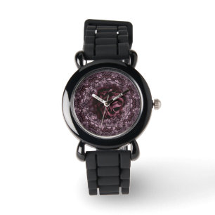 Montre Mandala de rose 