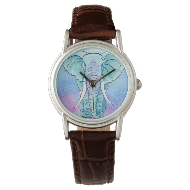 Montre Mandala Elephant Bohemian Hippie (devant)
