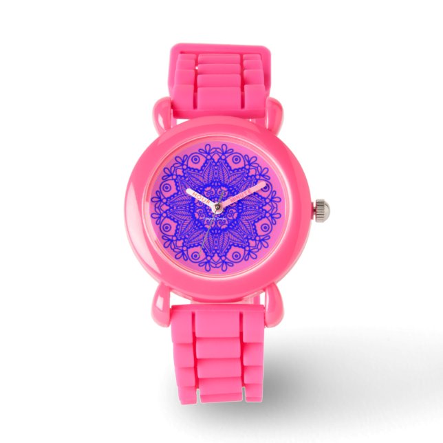 Montre Mandala espagnol -violet (Recto)