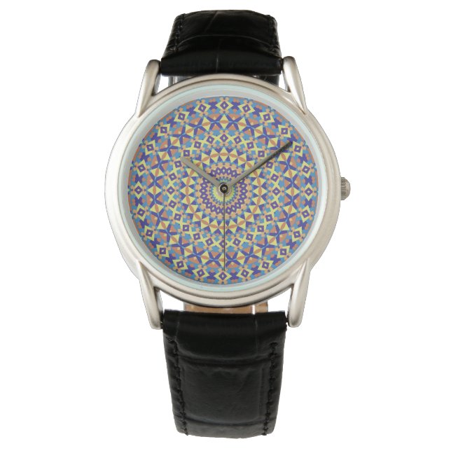 Montre Mandala géométrique 2 (devant)