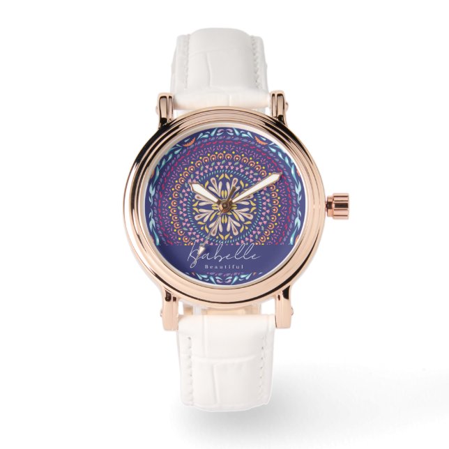 Montre Mandala Purple (Recto)