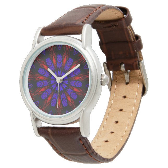 Montre Mandala Sud-Ouest Hippie Boho Chic Bohemian (Incliné)