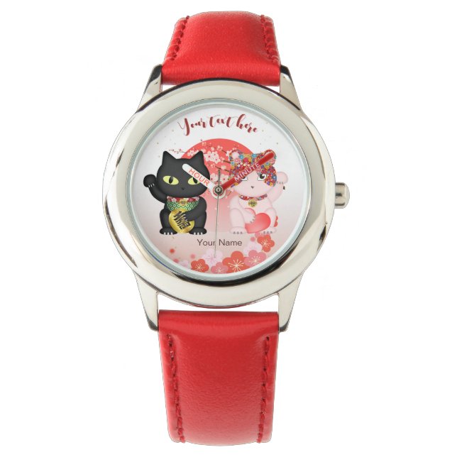 Montre Maneki Neko Lucky Poiluna Watch (devant)