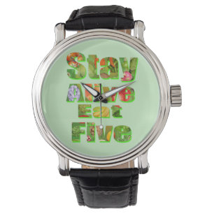 Montre Mangez Cinq Fruits Et Veg Par Jour,