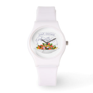 Montre Mangez plus de plantes frais motivation salade let