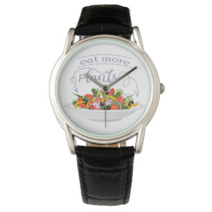 Montre Mangez plus de plantes frais motivation salade let