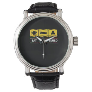Montre Mangez Sleep Build Toy Brick