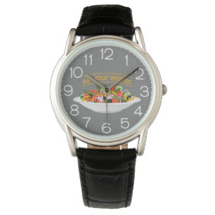 Montre Mangez vos légumes Citation mélange de salade fraî