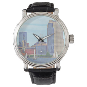 Montre Manhattan NY - Trois Bateaux De Manhattan Skyline