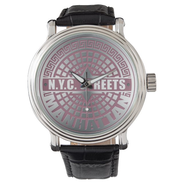 Montre Manhole Covers Manhattan (devant)