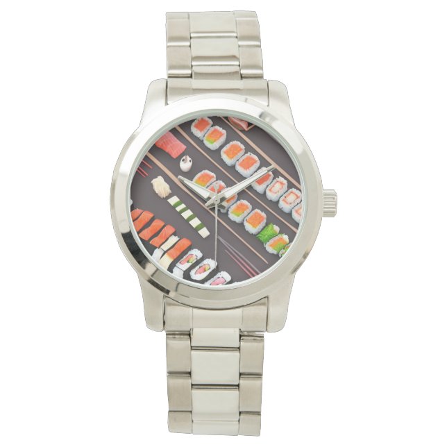 Montre Mans Sushi Watch pour l'amoureux de la chasse (devant)
