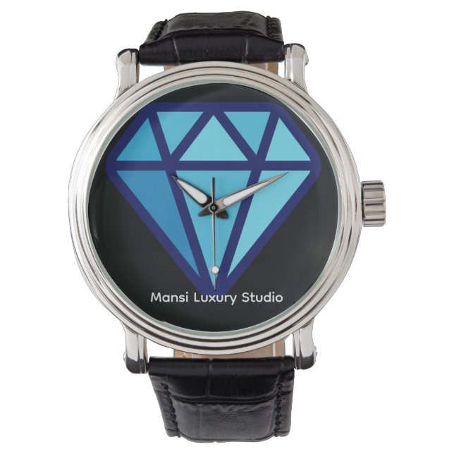Montre Mansi Luxury Studio Diamond Logo Smartwatch  (devant)