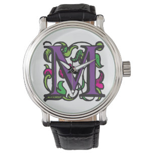 Montre Manuscrit lumineux Renaissance violette M